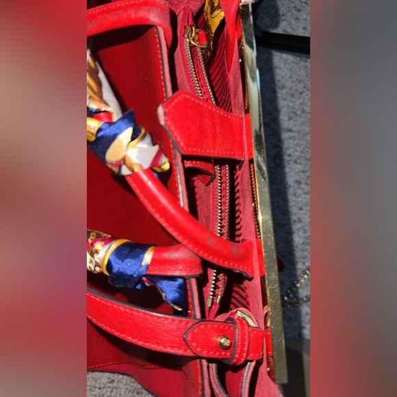 Fendi Jours Bag Red leather satchel tote - Picture 8 of 11